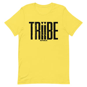 TRiiBE Yellow/Black Short-Sleeve Unisex T-Shirt