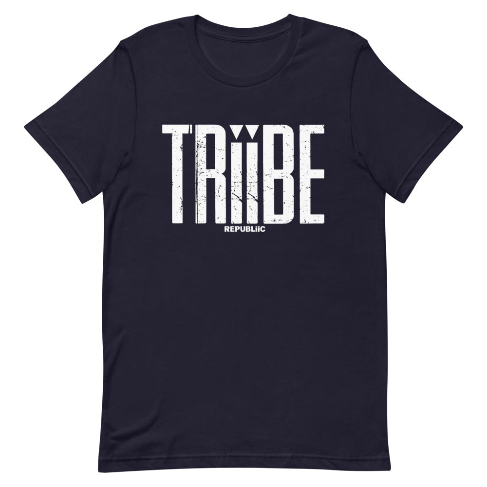 TRiiBE Navy/White Short-Sleeve Unisex T-Shirt