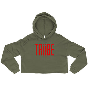 Black/Red Crop TRiiBE Hoodie