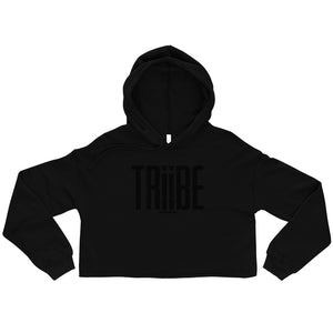 Military Green/Black Crop TRiiBE Hoodie