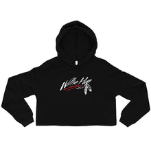 Load image into Gallery viewer, Black Crop Willie HyN Hoodie