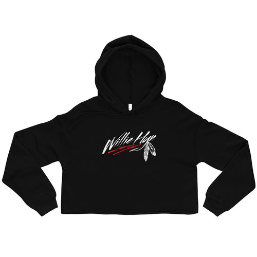 Black Crop Willie HyN Hoodie