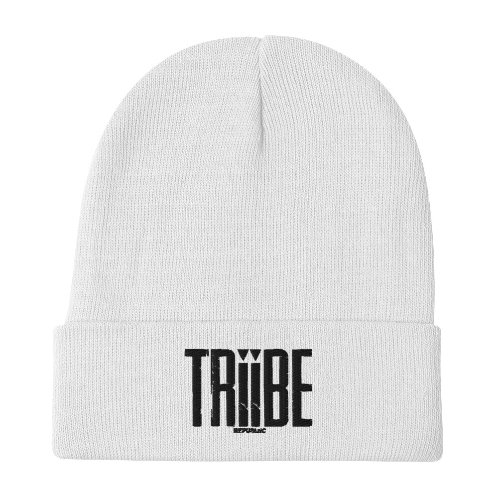 White/Black TRiiBE Beanie