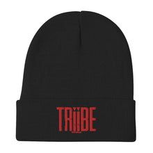 Load image into Gallery viewer, Black/Red TRiiBE Beanie